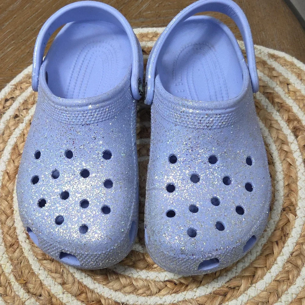 Crocs Iridescent Moon Jelly Classic Clogs - Picture 4 of 10